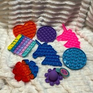 Bundle of Fidget Pop it Toys EUC